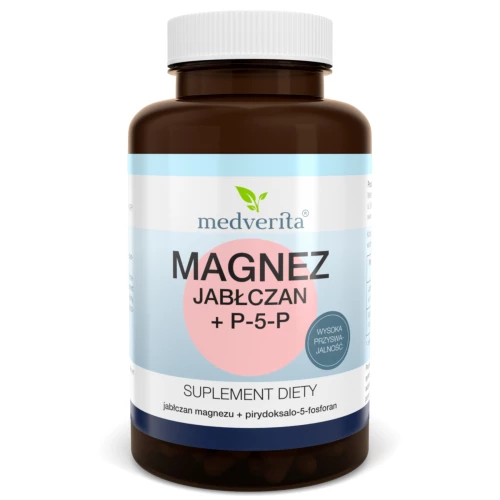 Medverita - Magnez jabłczan + P-5-P - 50 kapsułek Medverita - Magnez jabłczan + P-5-P - 50 kapsułek